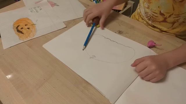 Рисуем тыкву, легко и просто смотреть онлайн