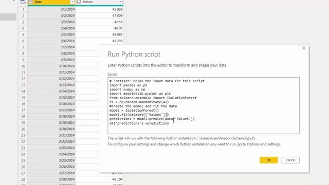 Machine Learning Anomaly Detection with Python and Power BI