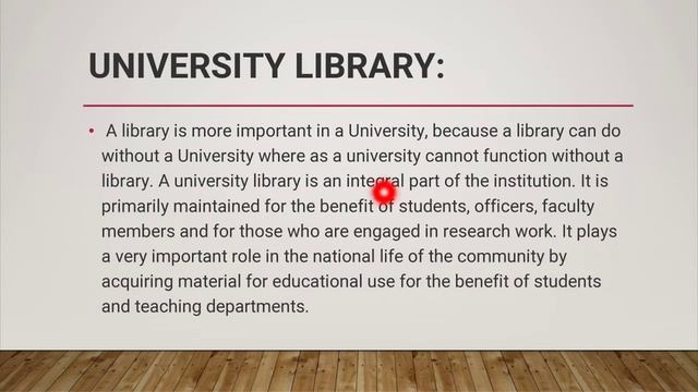 Types Of Libraries ( Academic Library, Special Library, Public Library, National Library ) смотреть онлайн