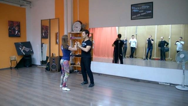 BACHATA Intermediate. Dmitriy Usoltsev & Natalia Nebogatikova. 29.03.17 смотреть онлайн
