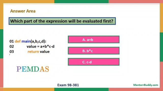 python question on operator precedence смотреть онлайн