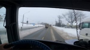 ФУРЫ ЛЕЖАТ НА ДОРОГЕ, ЗАЕХАЛ ДОМОЙ)) ЗИМНИЙ ДАЛЬНОБОЙ