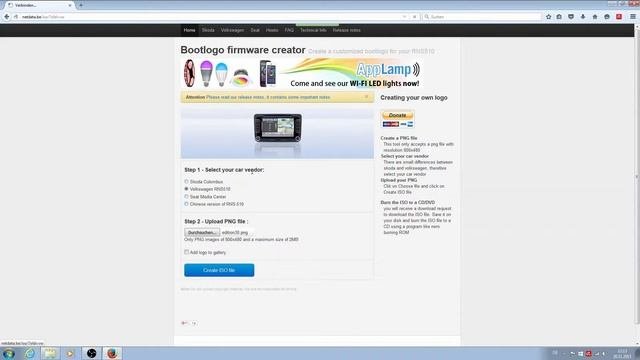 Как поменять логотип Startbildschirm на RNS 510.