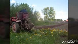 сравнение вспашке 3х мотоблоков.