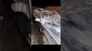 Mazda 626 GD (1989) cheap exterior repairing (Покраска в гараже Мазда 626)