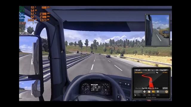 Euro Truck Simulator 2 rodando na Geforce 8200M G смотреть онлайн