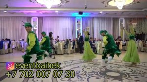 Эффектный танец "Кара жорга" . Астана.  БайБек евент 87020070730