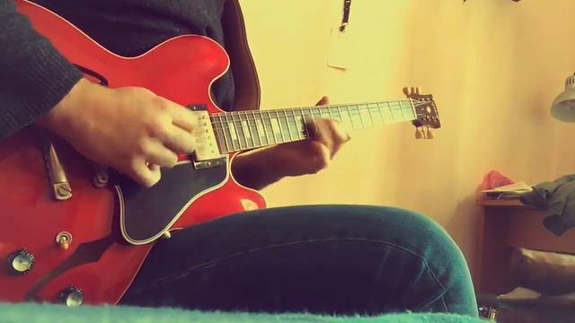 Blues with Gibson 335 by Roy Panebianco - BOSS Loop Station смотреть онлайн