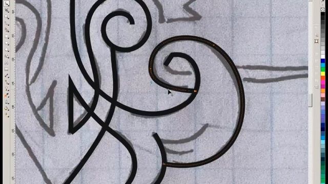 Отрисовка рисунка в векторе смотреть онлайн