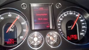 VW Passat B6 1.6 FSI 0-180 km