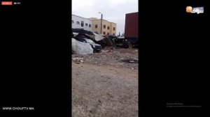 مباشرة من أكادير: وسط المدينة السياحية إنتشار الأكواخ ومظاهر البداوة