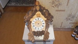 Часы Маяк с кукушкой "Глухари". Сердобский завод 197 .?. Реставрация и восстановление боя и голосо