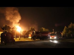 Ночь с 12 на 13 июня 2020. Взрыв и тушение пожара на кустовой базе сжиженного газа в Казани
