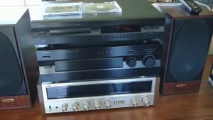 Yamaha AX-596 and CDX-396 test before shipping