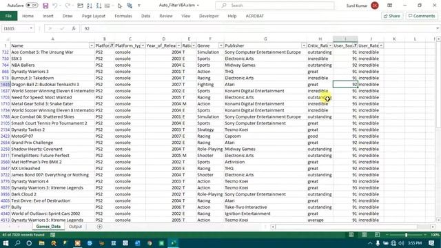 VBA -  AutoFilter | Advanced Filter | Copy filtered data to....