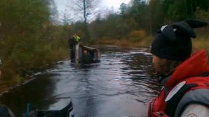 Болотоход Арго. Спуск на воду