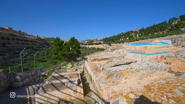 JERUSALEM: Zion Mount, Mount of Olives, Herod's Gate, East Jerusalem смотреть онлайн