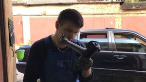 w140 серый часть 4 замена, ремонт, верхних опорных рычагов, подушек двигателя и ...