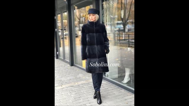 ШУБА из меха бобра аукционного, в цвете ирис  очень стильная модель Шубы! Индпошив
