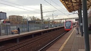 Электропоезд ЭГ2Тв (Иволга 2.0) на станции  Бутово МЦД-2 сообщением Нахабино-Подольск.