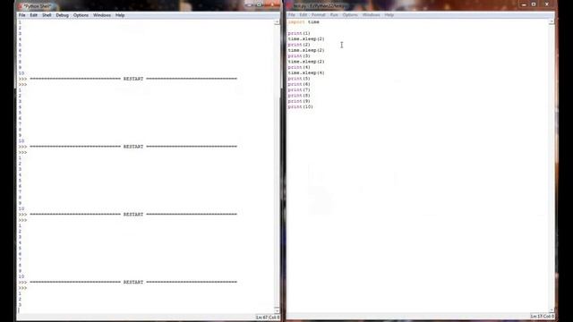 Python Tutorial v3.2.5 Lesson 15 - The Time Module and time.sleep()