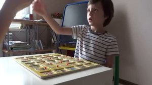Аутизм. Платон, 5 лет. Занятия дома.