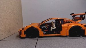 Lego 42056 CRASH ? 80 KM/H ? Lego car crash test - Lego Technic Porsche 911