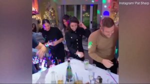 Michelle Keegan and Mark Wright at war in drinking challenge