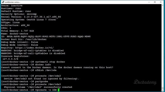 How to install #Docker on #CentOS - Step-by-step Docker tutorial with optimized storage creation смотреть онлайн