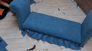 Диванчик ретро стиля своими руками.  Делаем диванчик для кухни. Мягкий диванчик своими руками