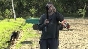 Чуть не свалился с мотоблока, дышло прицепа срочно к замене Очистка и подготовка огорода П05-2705010