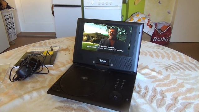 TEVION MOBILE Portabler TV DVD CD PLAYER MD 82355 смотреть онлайн