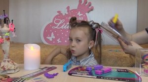 Радужное окрашивание у ?Little lady!? Мелки для волос.Как красить волосы детям, бьюти блог