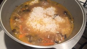 Плов с лесными грибами