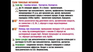9:50   Антисептики и дезинфицирующие средства