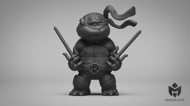 Raphael Chibi Teenage Mutant Ninja Turtles