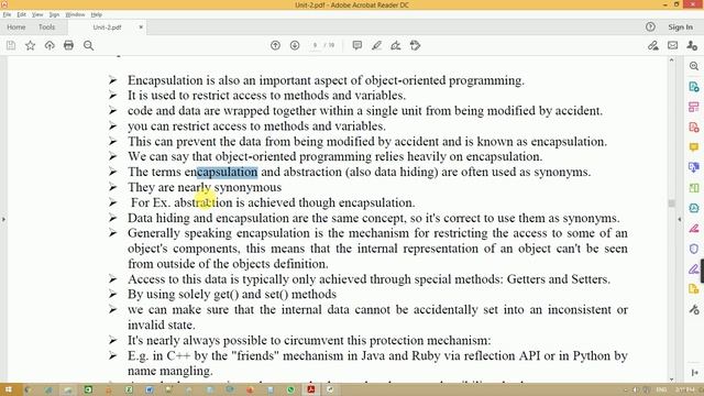 Python Unit   2 Part   3 Python Multi Level inheritance, Python Multiple inheritance, Encapsulation