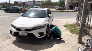 Honda Civic 2022 Tyre Change | Honda Civic 2022 | Yokohama Bluearth GT-AE51 | Honda Civic 11th Gen