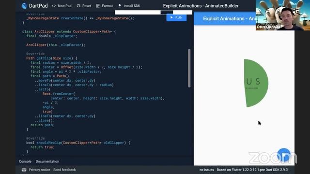 Анимация во Flutter. Что и как можно анимировать во Flutter? // Бесплатный урок OTUS