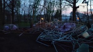 Демонтаж колеса обозрения как в Припяти.