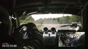 Pagani Zonda R Nurburgring lap 720p