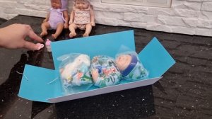 мини реборн, обзор силиконовой куклы из Алиэкспрес, minireborn