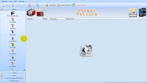 Востановление видео файла через Format Factory