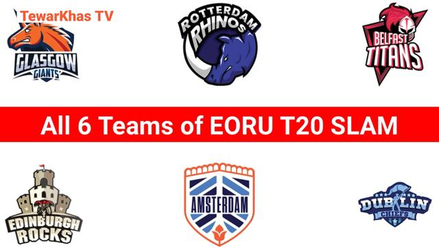 Euro T20 Slam 2019 | ET20 Slam Players | T20 Cricket | 20-20 Cricket Live смотреть онлайн