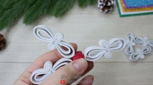 ❄СНЕЖИНКА❄ Из Полосок Фоамирана ? Поделки ? Новый Год ?