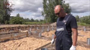 СВАЙНО РОСТВЕРКОВЫЙ ФУНДАМЕНТ ПОД КИРПИЧНЫЙ ДОМ 3