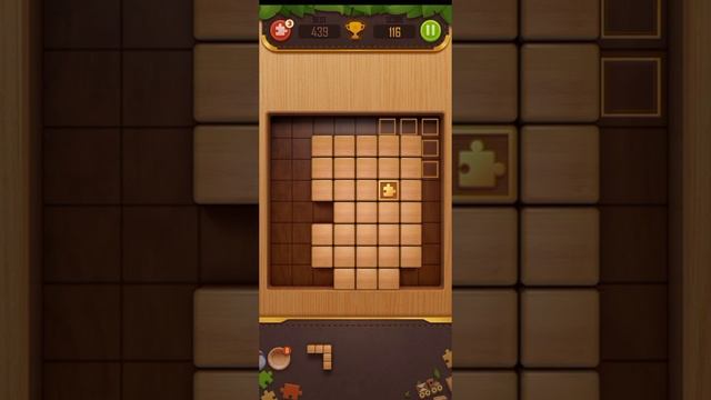 wood block puzzle game #gamesplay