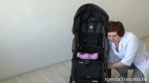 Установка фиксирующих вкладышей в коляску | Special Tomato EIO