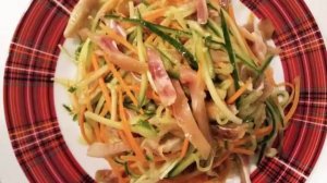 салат уши с огурцом по китайски!