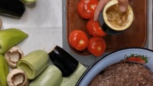 7 ВИДОВ фаршированных овощей. ?Долма, кабачки, баклажаны, голубцы, грибы, помидоры.